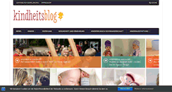 Desktop Screenshot of kindheitsblog.de